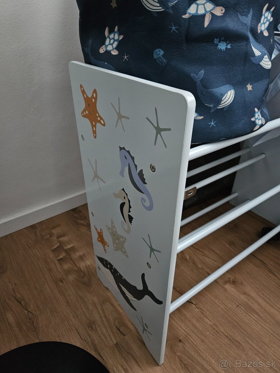 Regál na hračky + 2 úložné boxy - 2