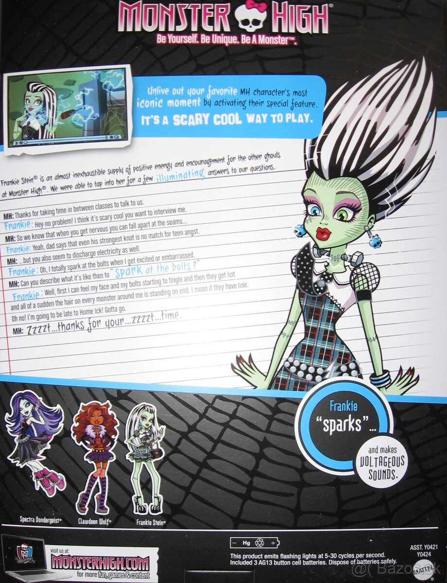MH. Frankie Stein bábiky - 2