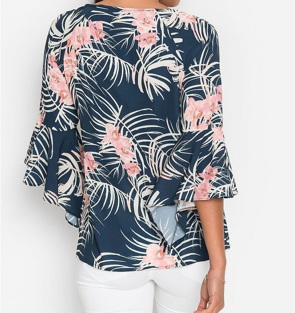 Dámska blúzka modrá XL/42 - 2