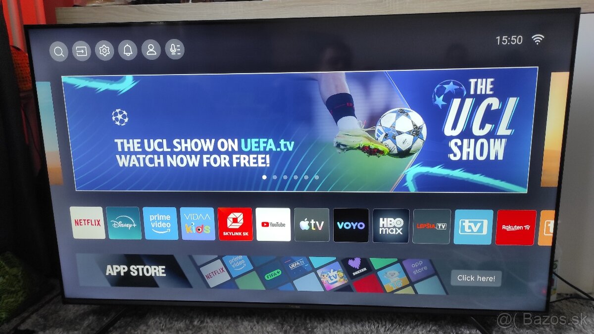 Predám QLED 4K Hisense televízor 55" 139cm - 2