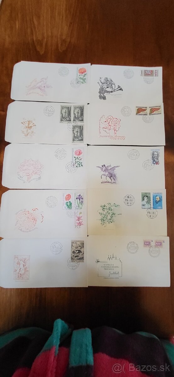 Predám zbierku filatelistických obálok FDC-Československo - 2