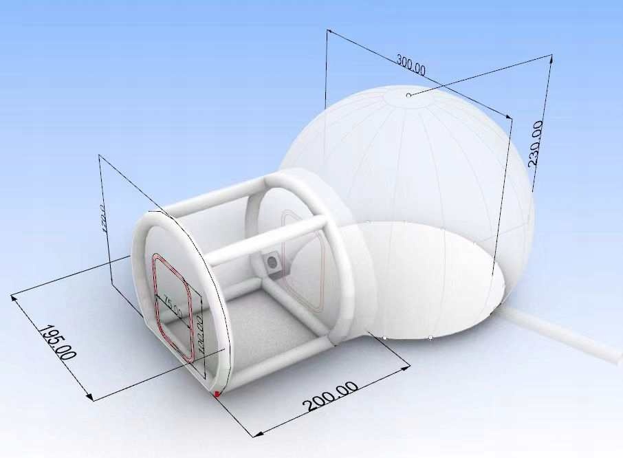 Bubble house Balónový svet 3 m - 2