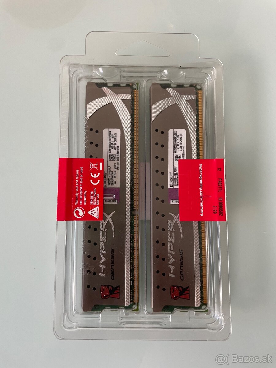 HyperX 16GB DDR3 1600MHz - 2