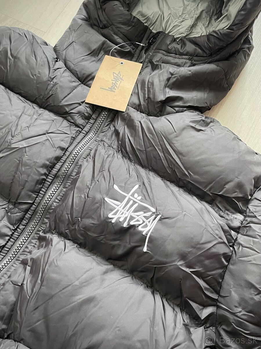 Stüssy čierna zimná bunda - L - 2