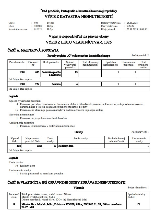 Drevenica Heľpa – chalupa na predaj, všetky siete, asfaltová - 2
