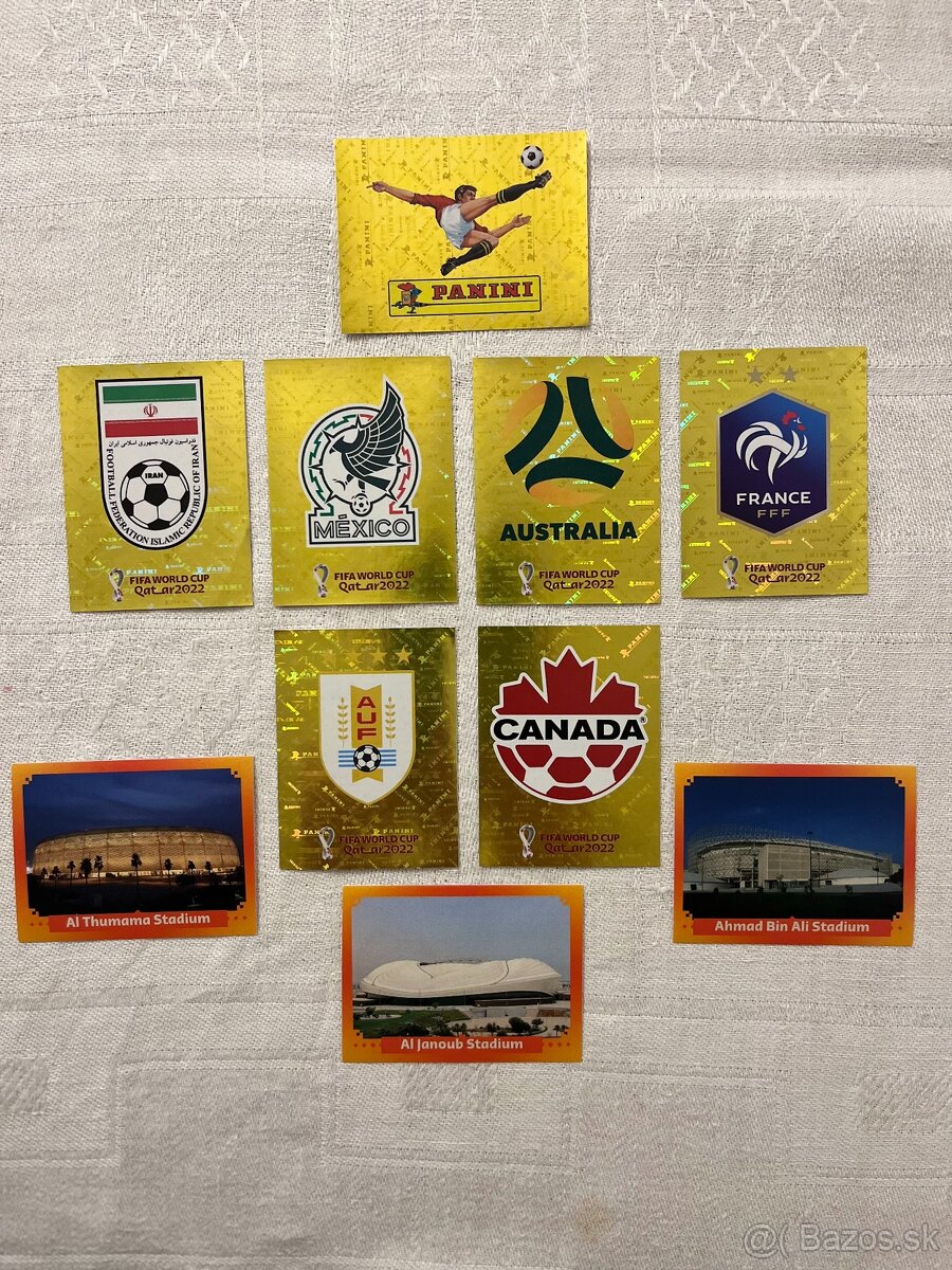 Nálepky Panini - FIFA World Cup Qatar 2022 (zlatá edícia) - 2