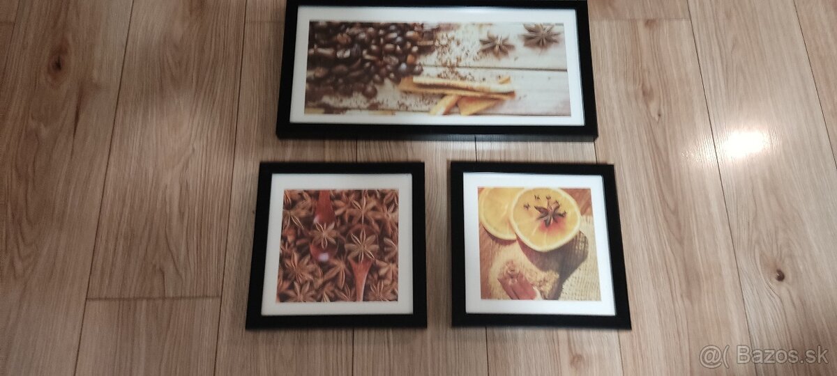 Obrazy do kuchyne celkovo 6 kusov - 2