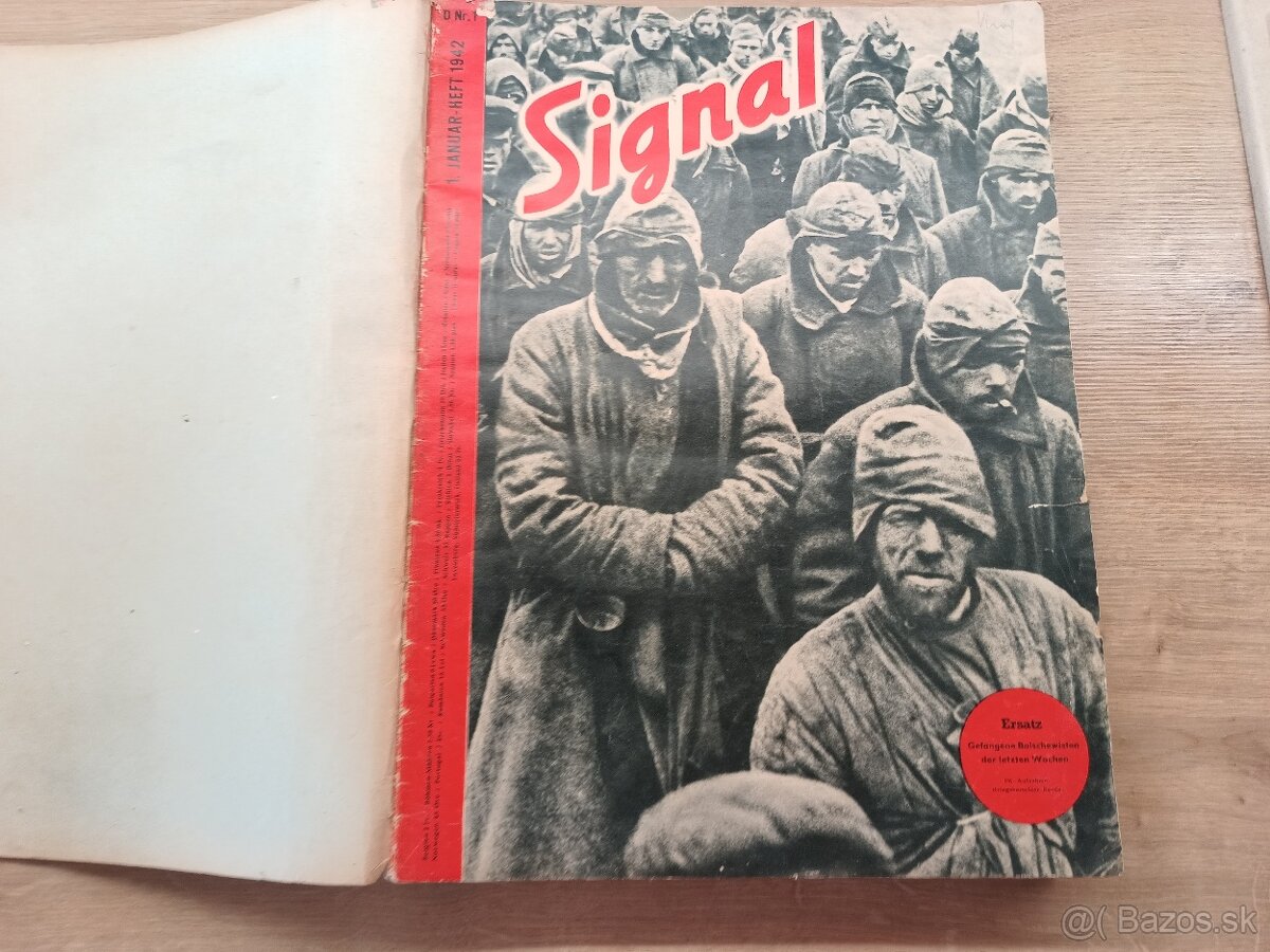 nemecký vojnový SIGNAL 1942 čísla 1-15 - 2