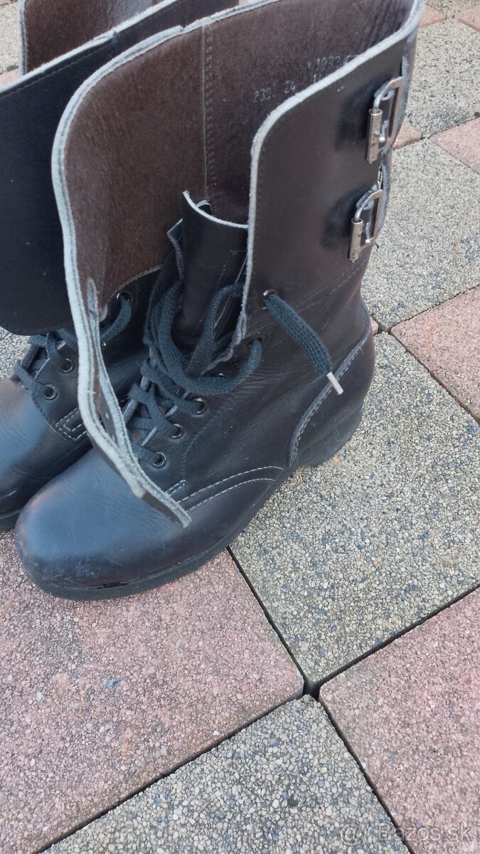 Kožené vojenské kanady č. 38 /24cm/ - 2