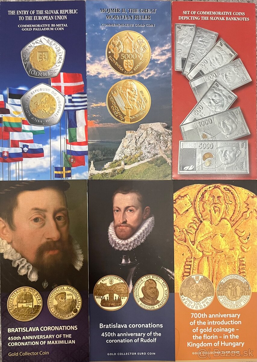 Informačný leták k zlatým zberateľským minciam - 2