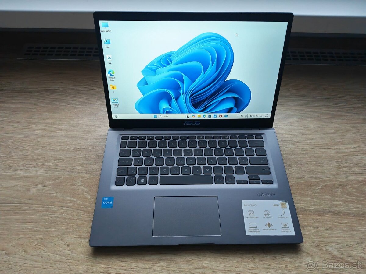 ASUS 14 X415EA Intel Core i3 1115G4 4GB/512GB;W11,zaruka - 2