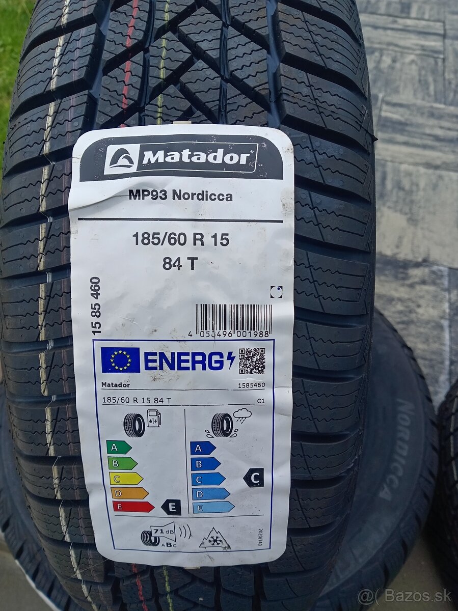 185 /60r15 matador zimné - 2