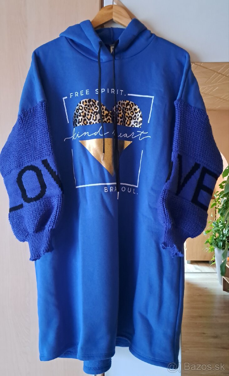 Dámska predĺžená mikina. - 2