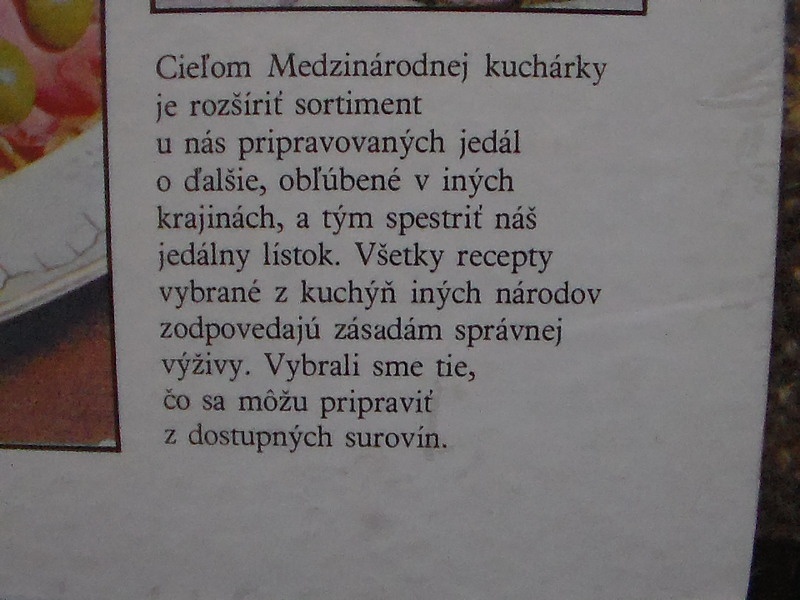 MEDZINÁRODNÁ KUCHÁRKA - 2