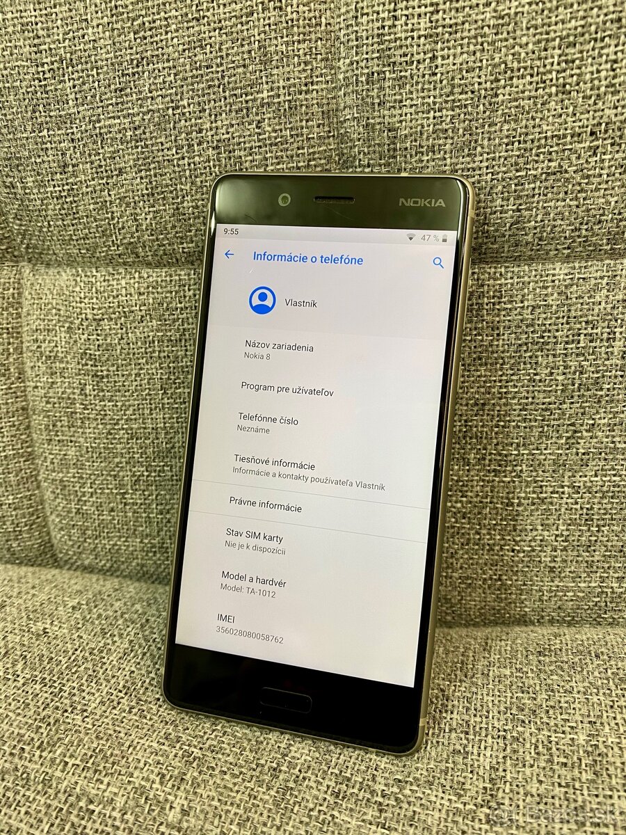 Nokia 8 (4/64GB) plne funkčný - 2