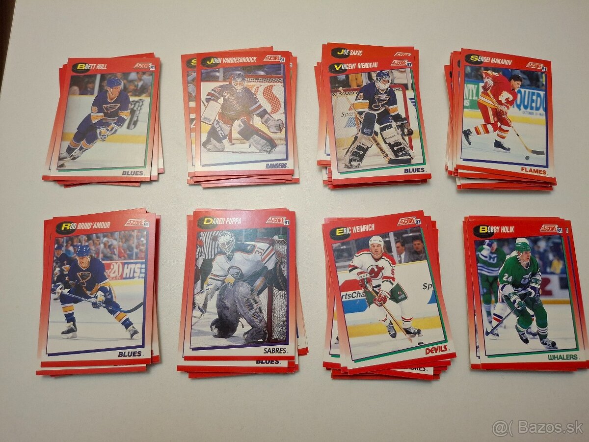 Hokejove karty,karticky - 1991 Score - 2