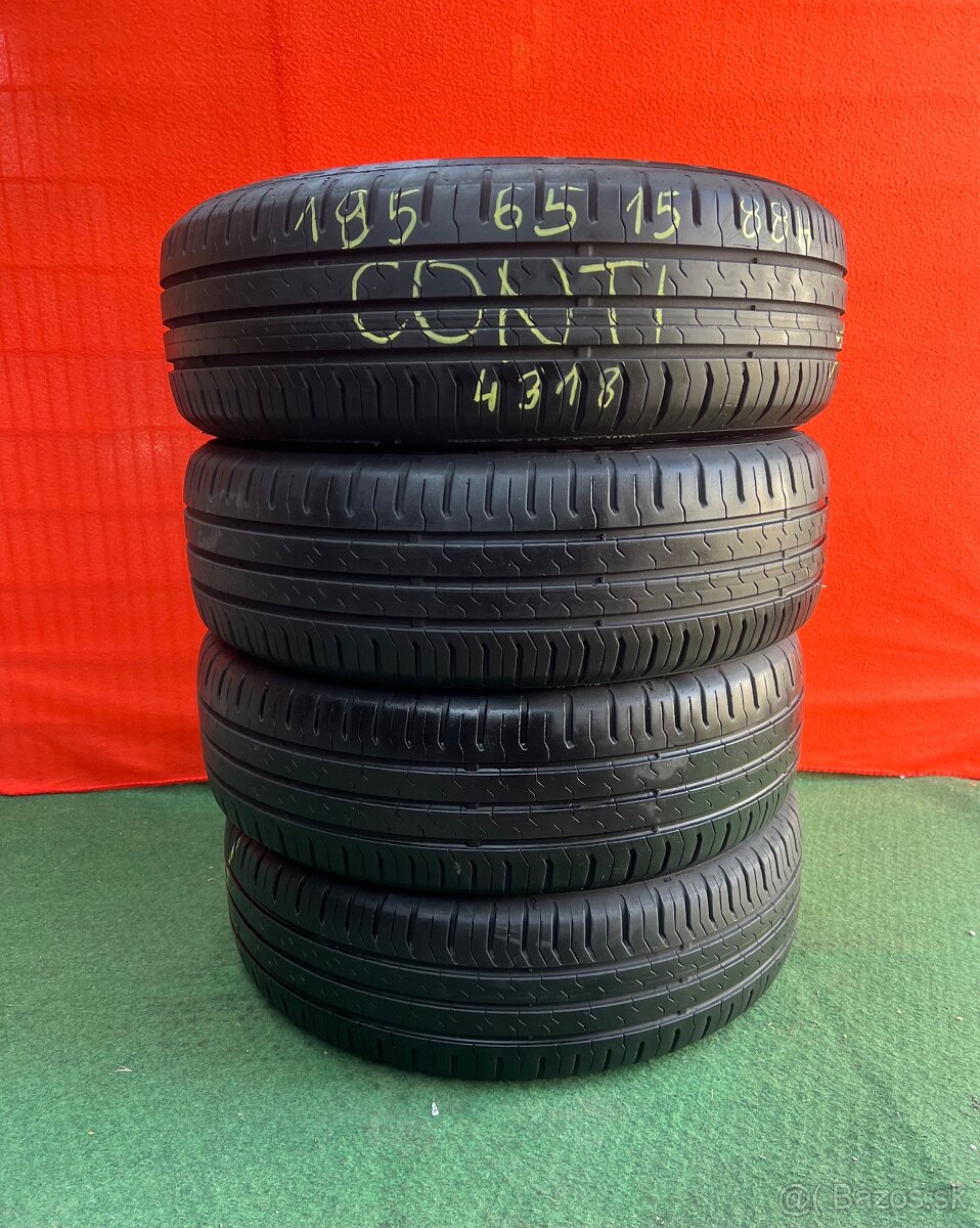 185/65 r15 letné Continental 88H; 4 ks - 2