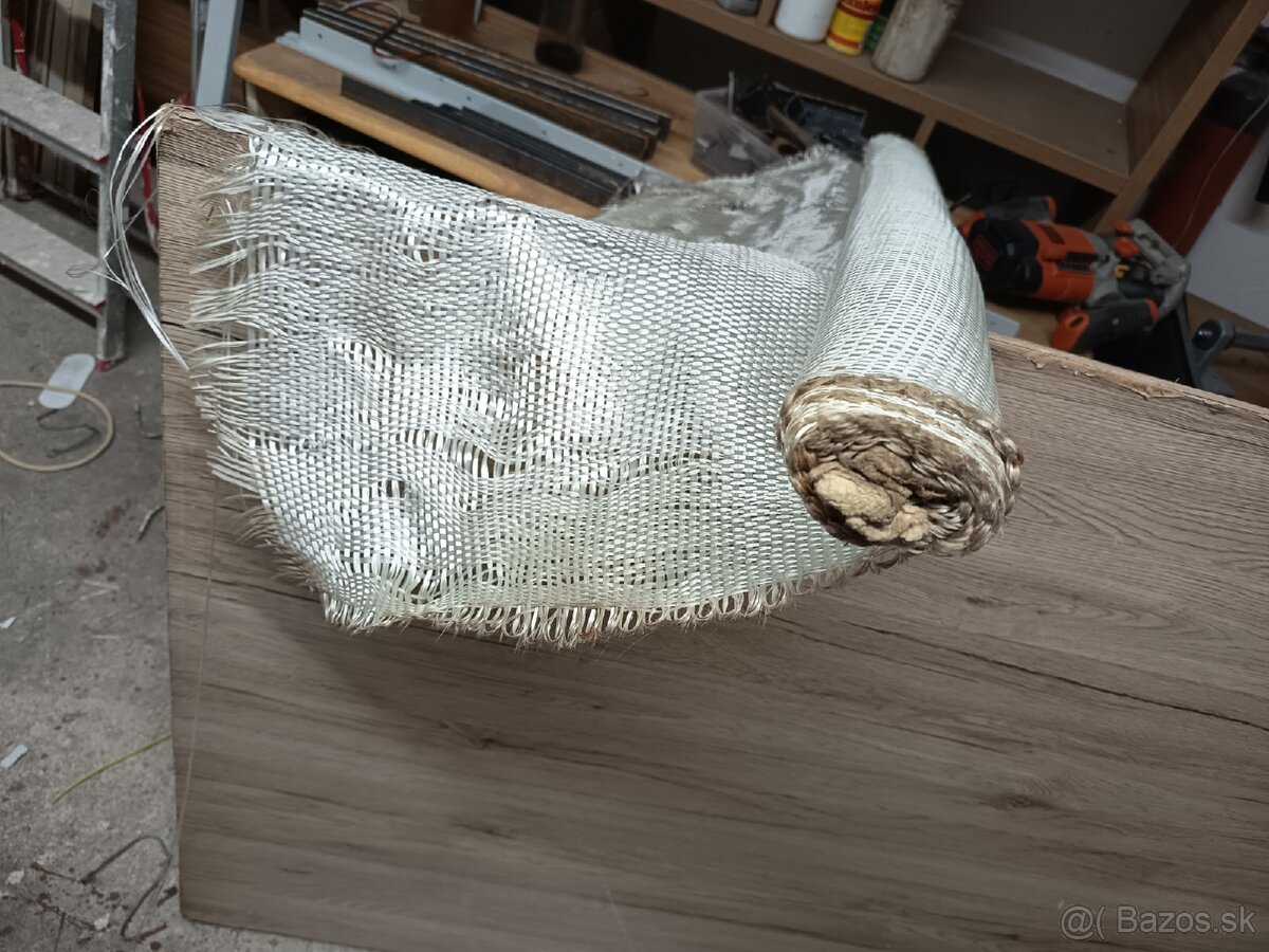 Sklenené plátno (sklo-laminát) cca 1x5m - 2