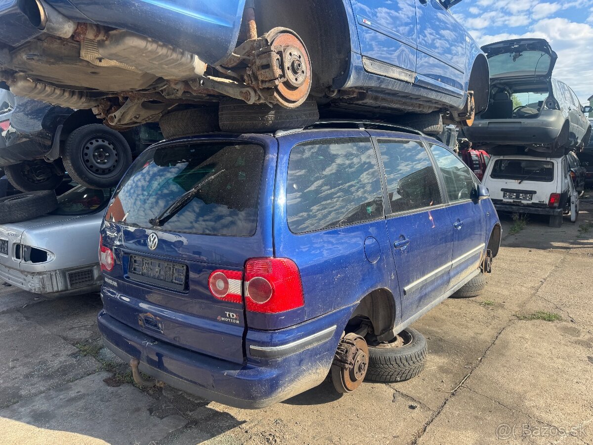 VW SHARAN 2005 4Motion na náhradné diely - 2