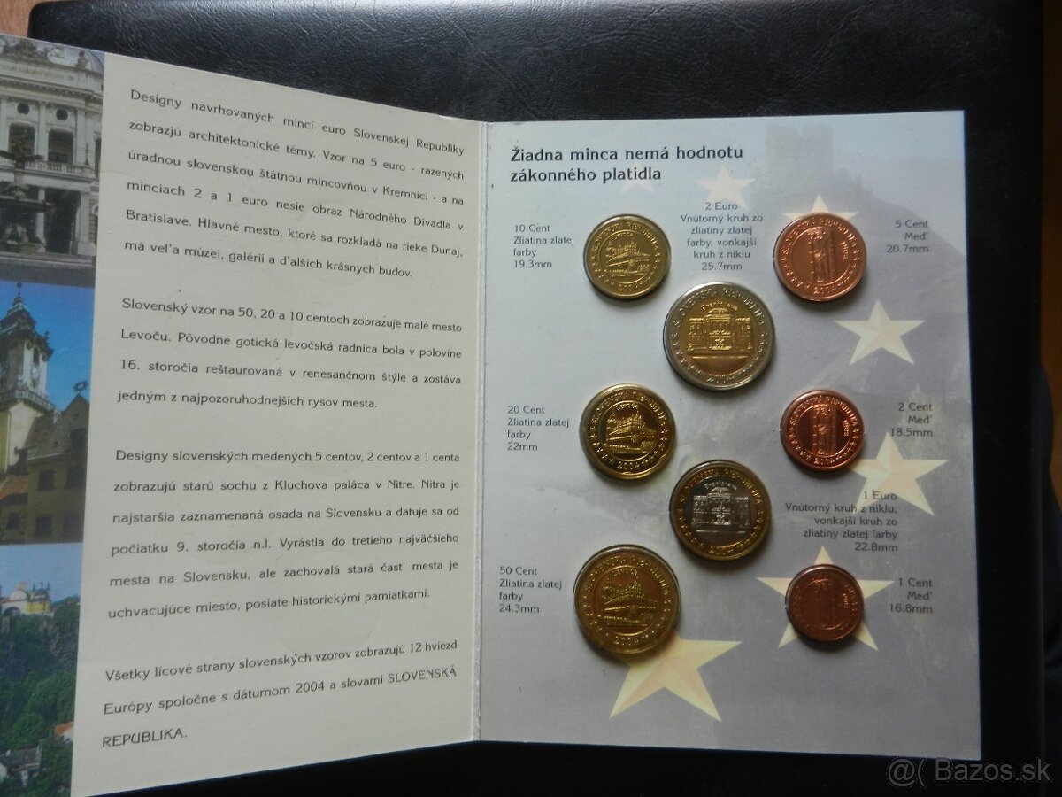 Sady mincí Slovensko a iné - 2