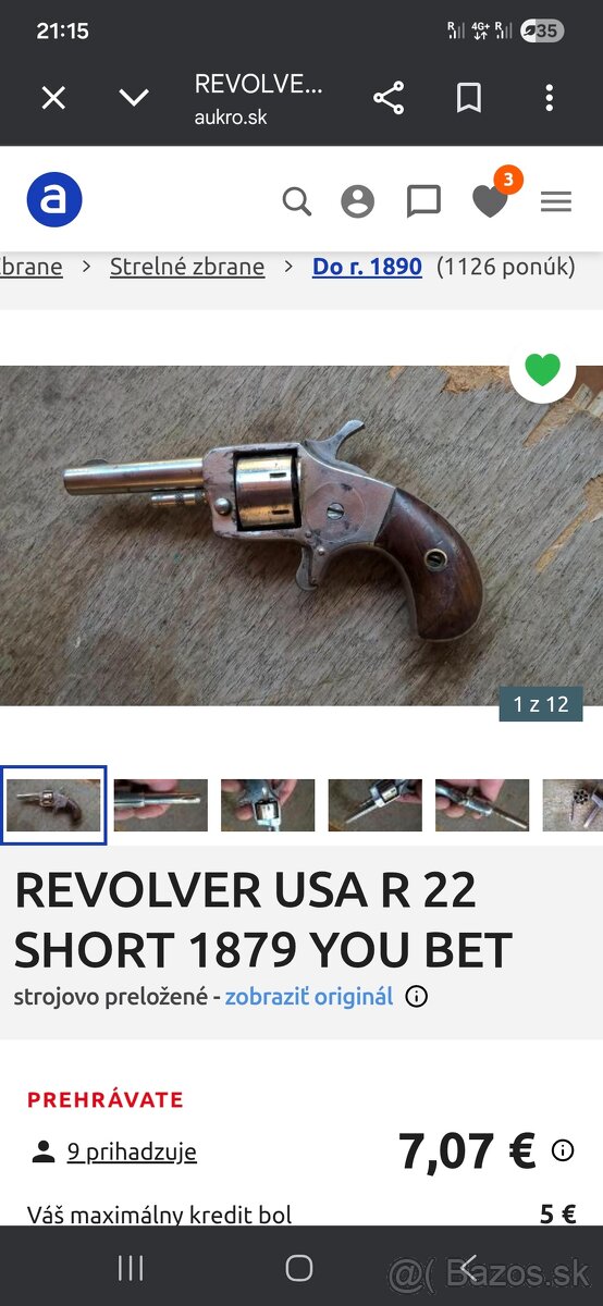 Kúpim revolver 320 - 2