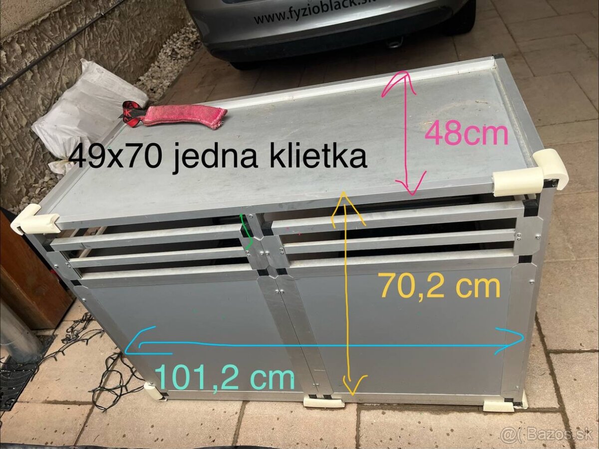 Dvojbox - klietka - box do auta - 2