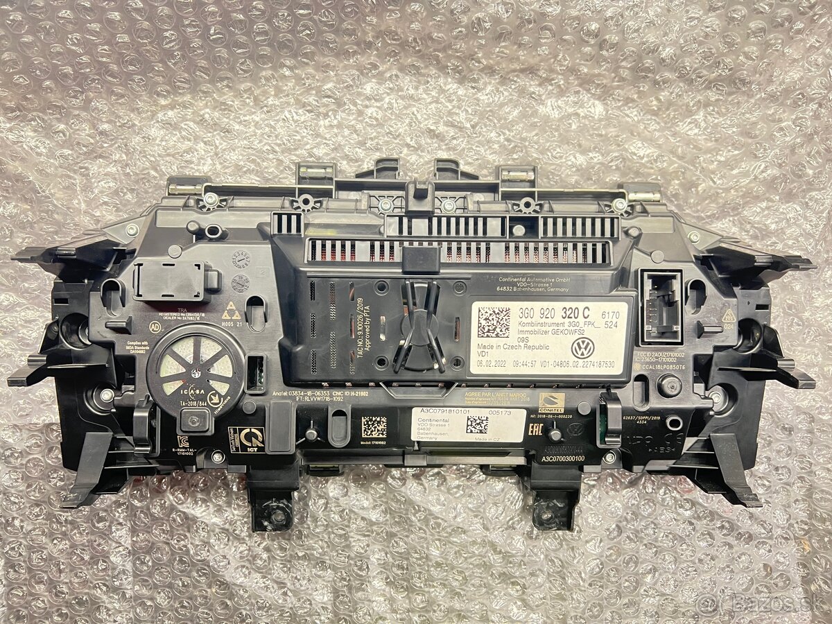 3G0920320C Virtual Cockpit AID budiky VW Passat B8 - 2