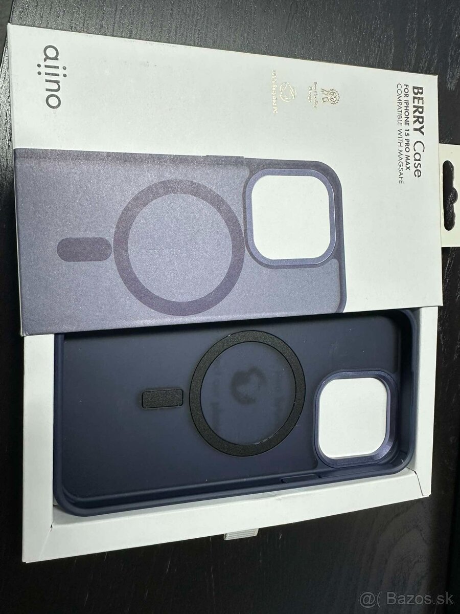 Iphone 15 PRO MAX BERRY Case, MagSafe - 2