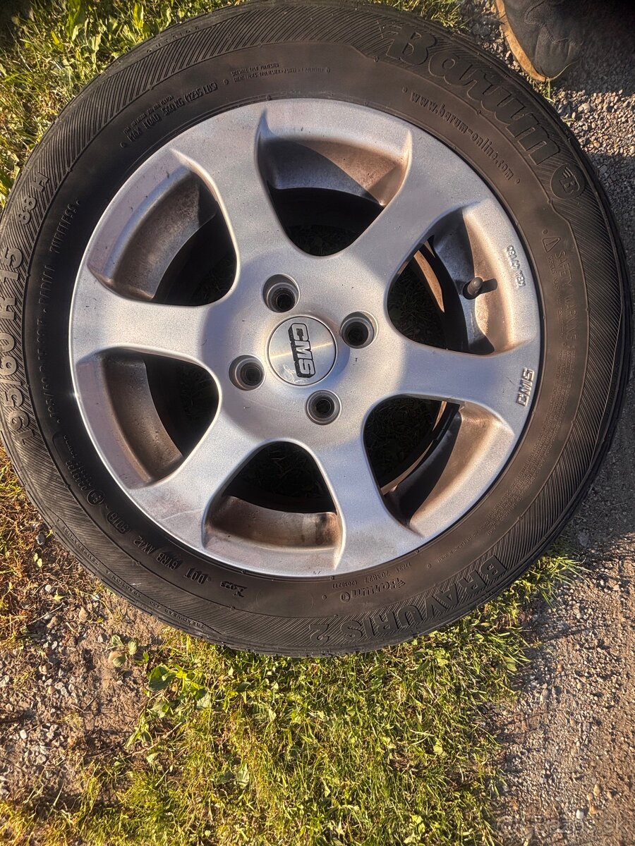 Predám 4 kusy letné pneu 4x108 ford na elektronoch - 2