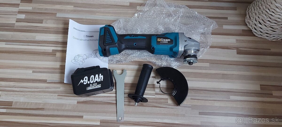 Aku flex ø125mm, 4 rýchlosti otáčok, 18V, bez Aku (Makita). - 2