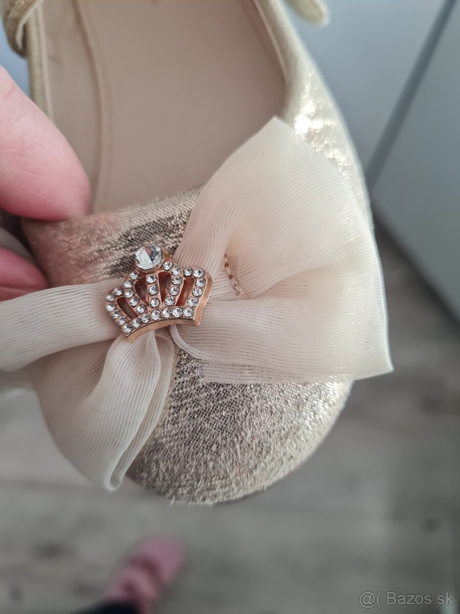 Zlate balerinky Nelli Blu 28 - 2