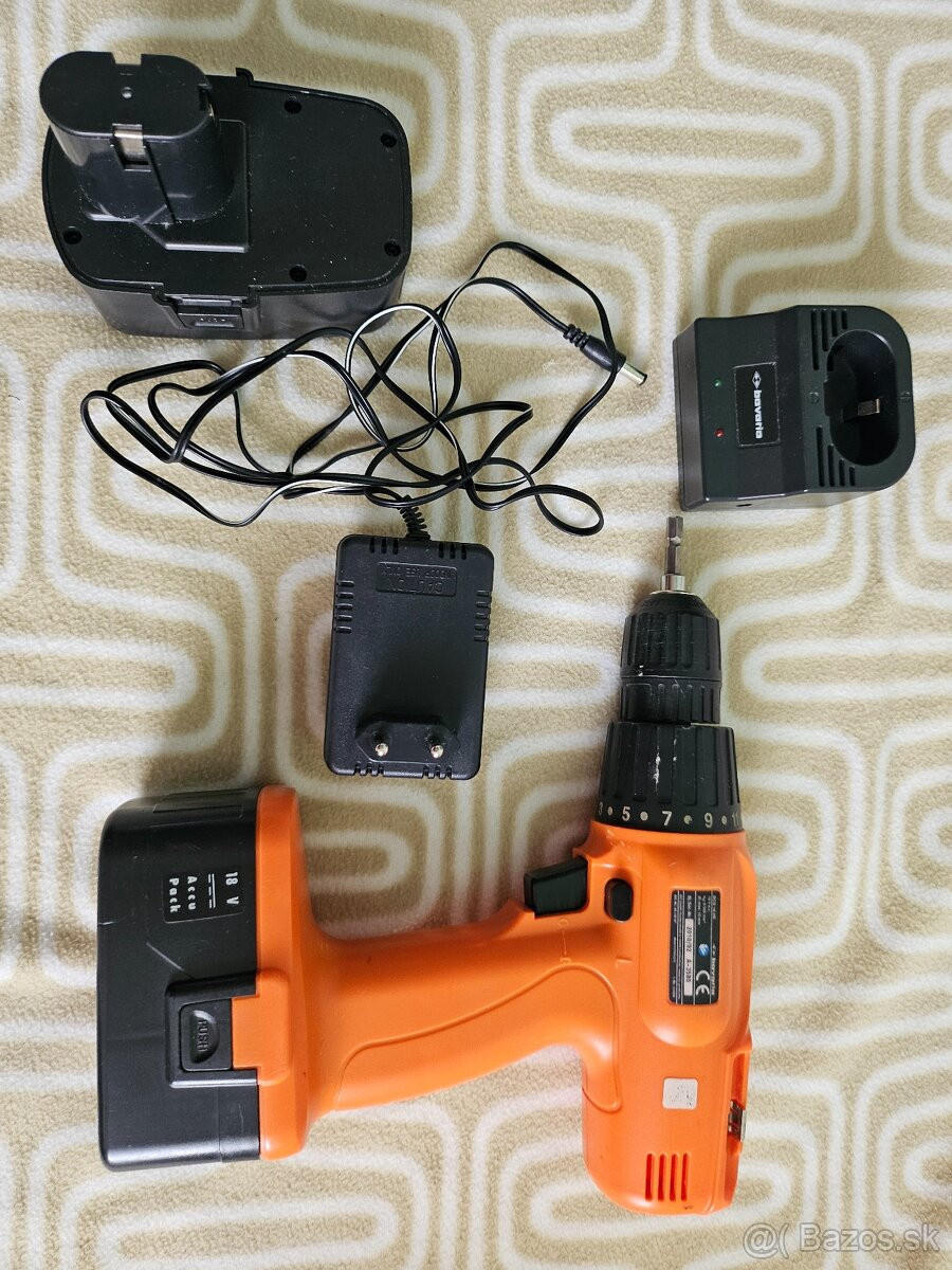 Akumulátorový vrtací skrutkovač BAVARIA BCD 182B - 2