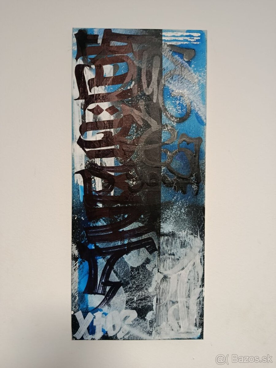 Obraz fluorescenčné, kaligraffiti - 2