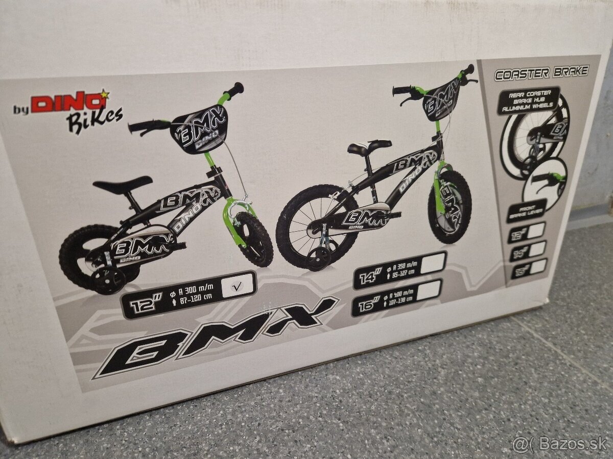 12" BMX bicykel Dino bikes NOVÝ - 2