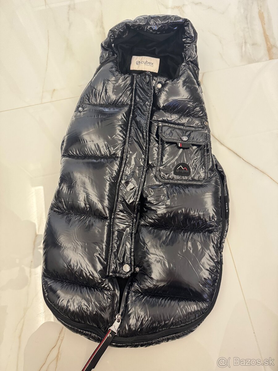 CYBEX Platinum zimný mini fusak Deep Black - 2