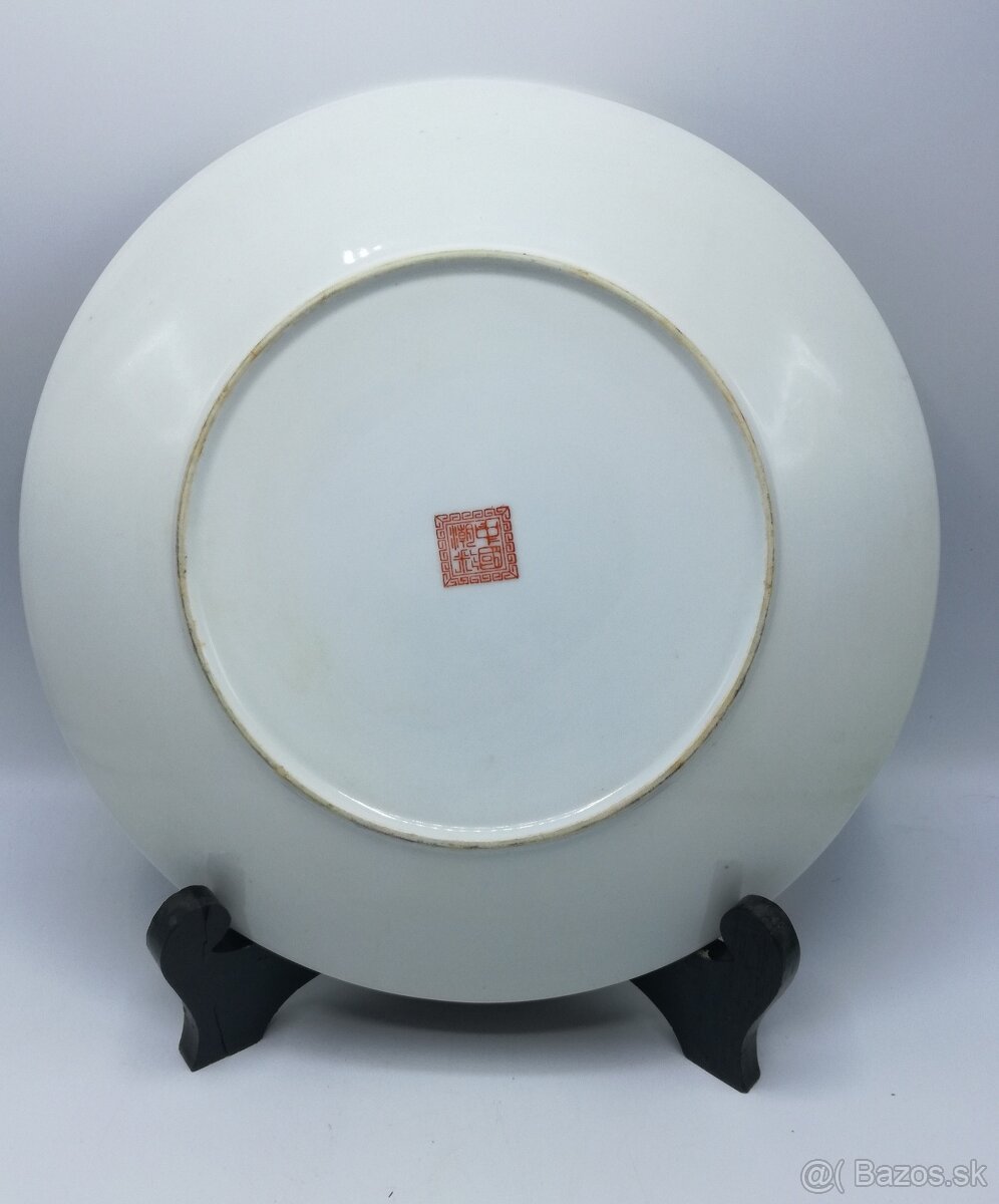 Čína tanier, dekoračný, porcelán - 2