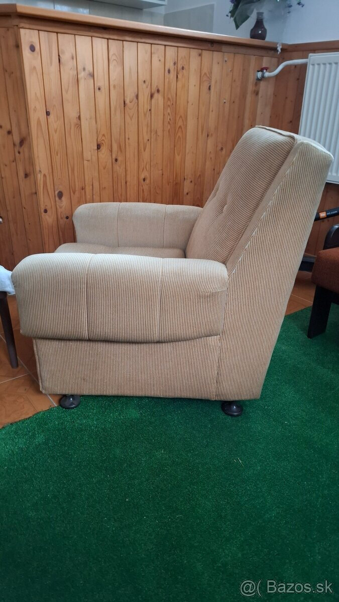 🛋️ Luxusné masívne kreslá 2 kusy – čalúnená elegancia - 2