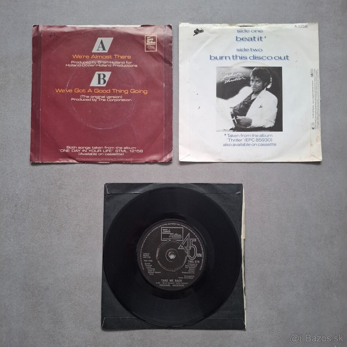 Michael Jackson / Kolekcia 3 x Vinyl SP 7'' - 2