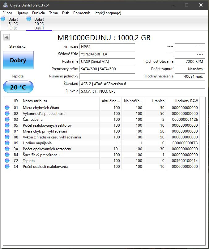 HDD disky 2,5" / 3,5" rôzne modely - 2