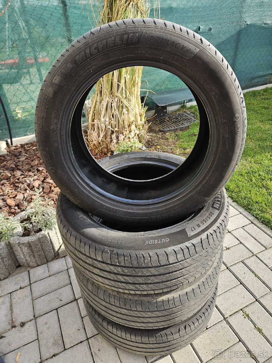 Letné pneu Michelin 205/55 R17 - 2