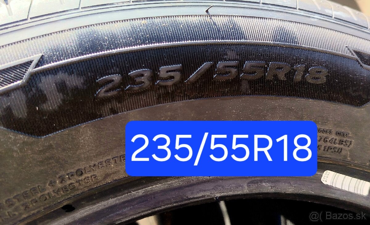 Sada 4 Letne pneumatiky Hankook 235/55 R18 - 2