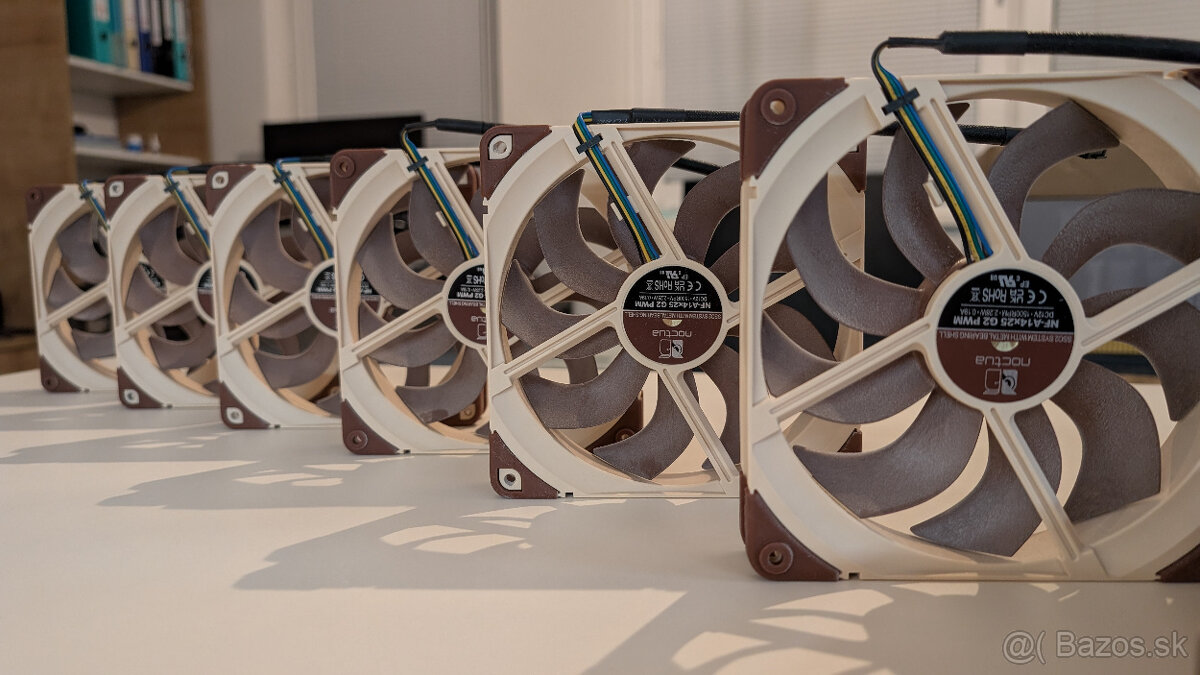 PC chladiče- Noctua NF-A14x25 G2 PWM - záruka ešte 64 mes. - 2