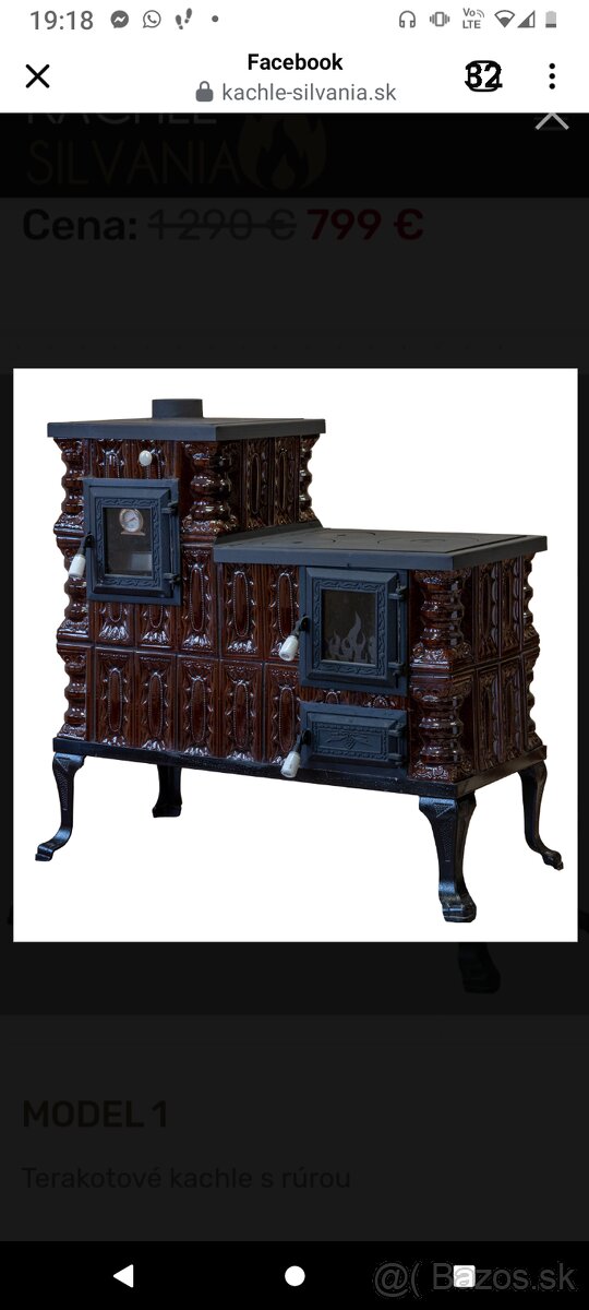 Terakotove kachle, sporak - 2