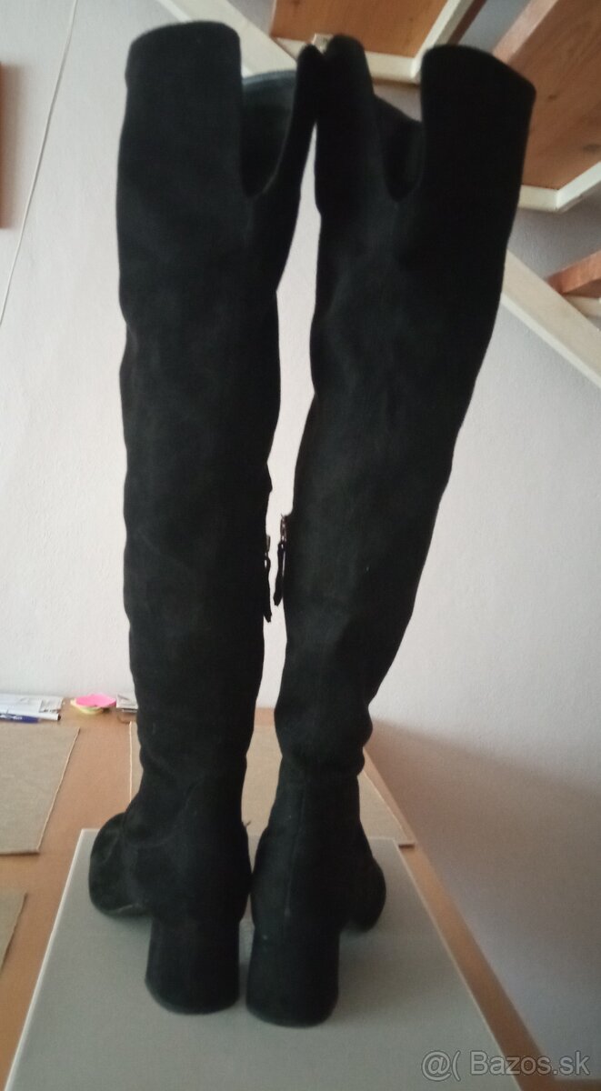 Dámske čižmy semišové - 2