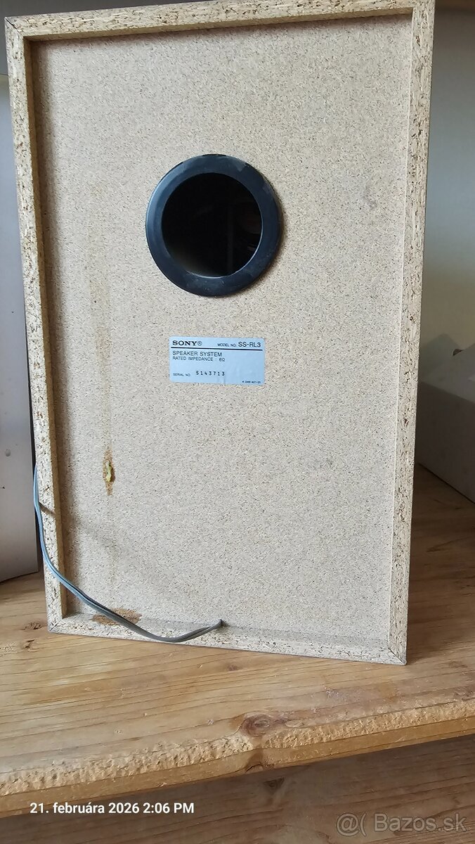 Predap reproduktory Sony SS-RL3 - 2