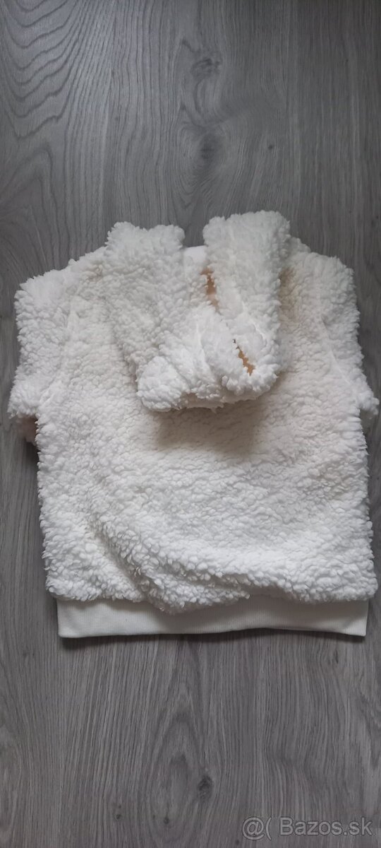 Dievčenská teplá mikina, 116cm Nová - 2