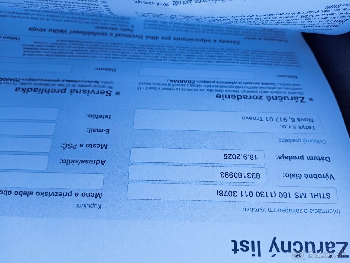 PREDAM PILU STHHIL MS 180 - 2