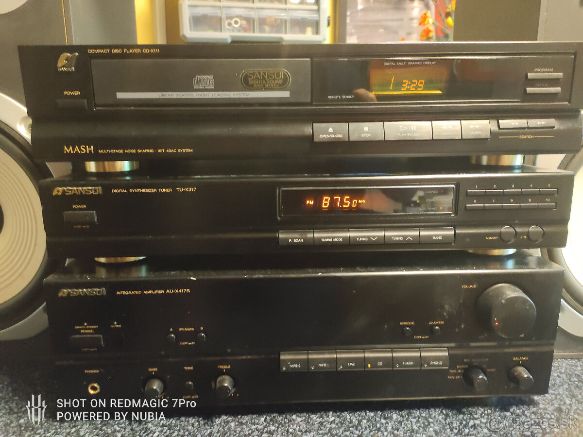 Vintage Sansui zostava - 2