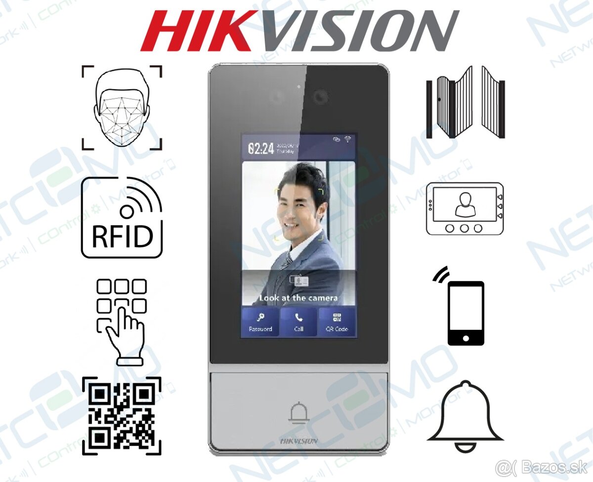 Prémiový videovrátnik/vstupná jednotka Hikvision - 2