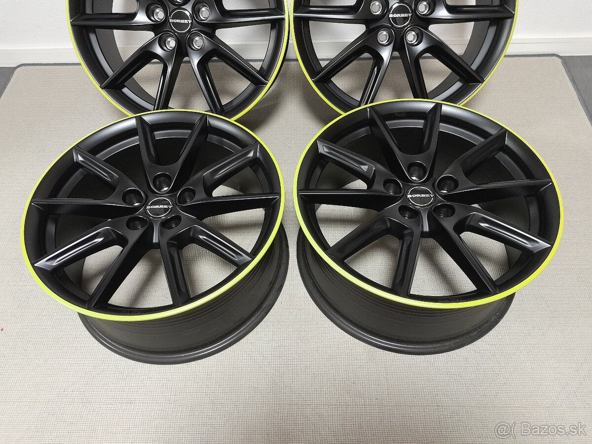 Alu disky R18 5x112 Et48 8J Borbet Audi Škoda Seat Vw - 2
